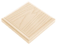 Крышка T-DECKS для столба ограждения, 100*100, слоновая кость