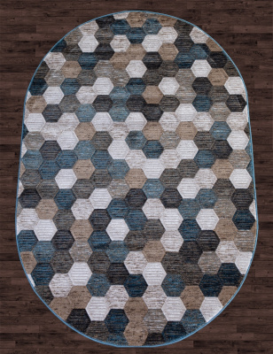 Ковер Овал MATRIX D579 BEIGE-BLUE