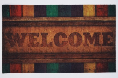 Коврик влаговпитывающий  "Samba" "Welcome" VORTEX