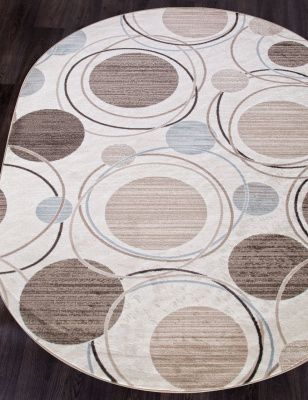 Ковер Овал VALENCIA DELUXE d301, CREAM-BROWN