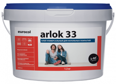 Клей водно-дисперсионный Arlok 33 1.3 кг.