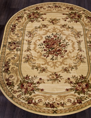 Ковер Овал OLYMPOS d057 CREAM