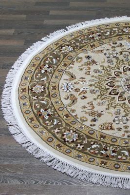 Ковер Круг SHAHREZA d210 CREAM-BROWN