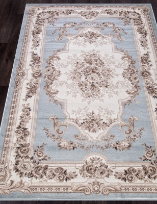 Ковер VALENCIA DELUXE 4015 L.BLUE-BROWN