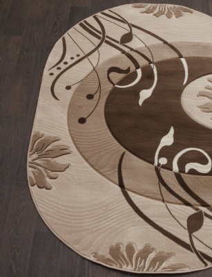 Ковер Овал MEGA Carving 4780 BEIGE