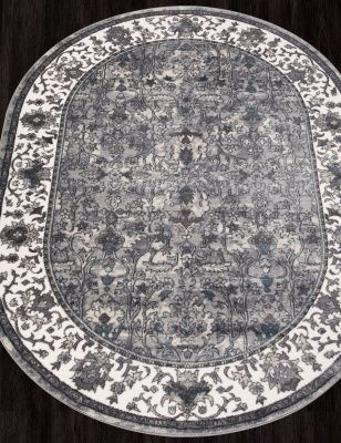Ковер Овал ATLANTIS D741, CREAM-GRAY
