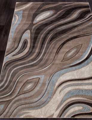 Ковер Овал MEGA Carving 1385 BEIGE